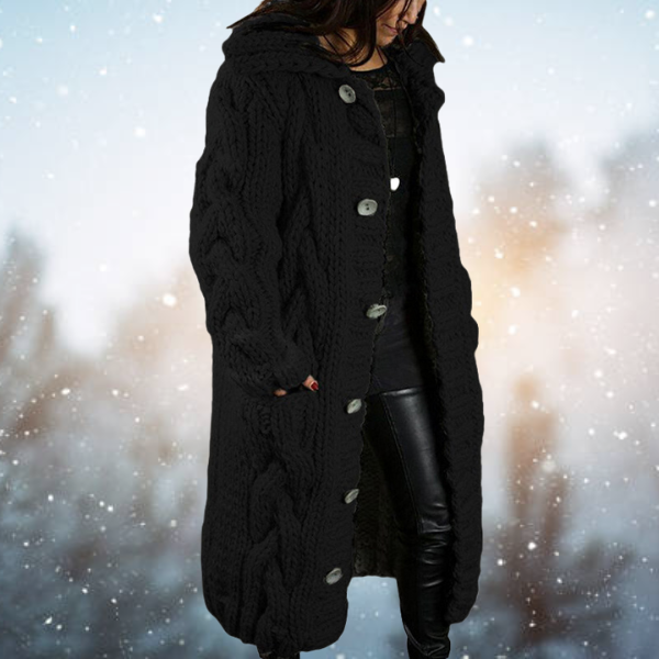 WW | Lange Strick Strickjacke