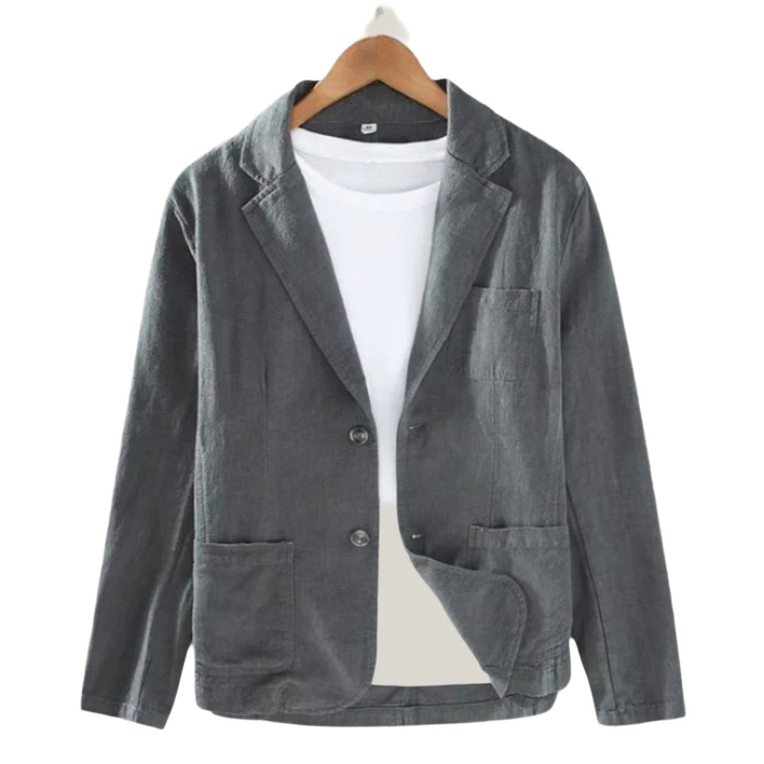 WW | Casual Summer Blazer for Men with Button Closure