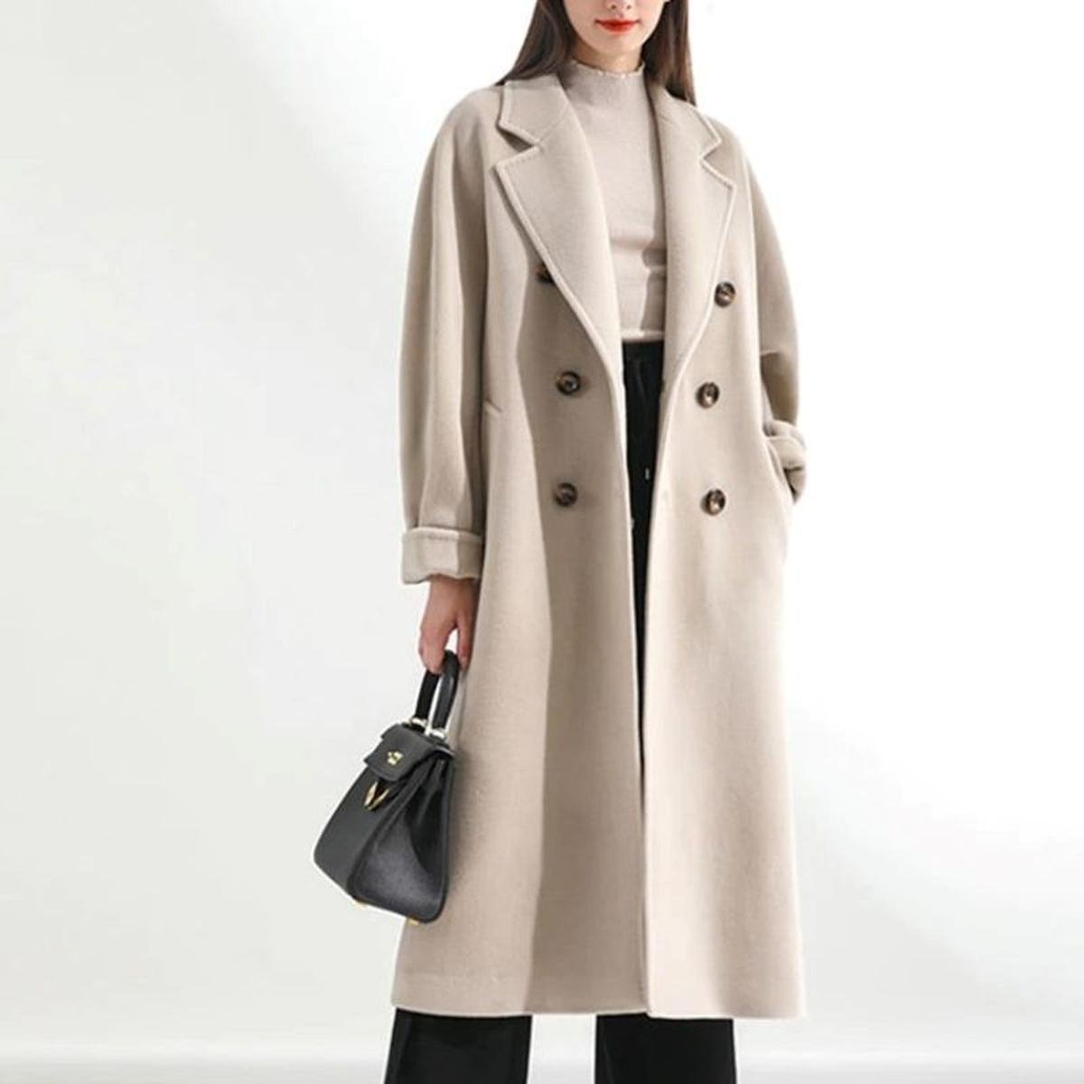 WW | Lange Damenjacke mit Elegantem Design