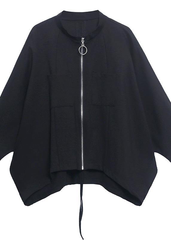 WW | Black Zipper Pocket Jackets