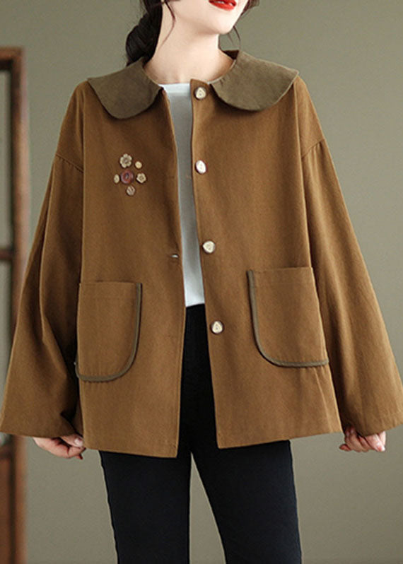 WW | Caramel Pocket Patchwork Coats