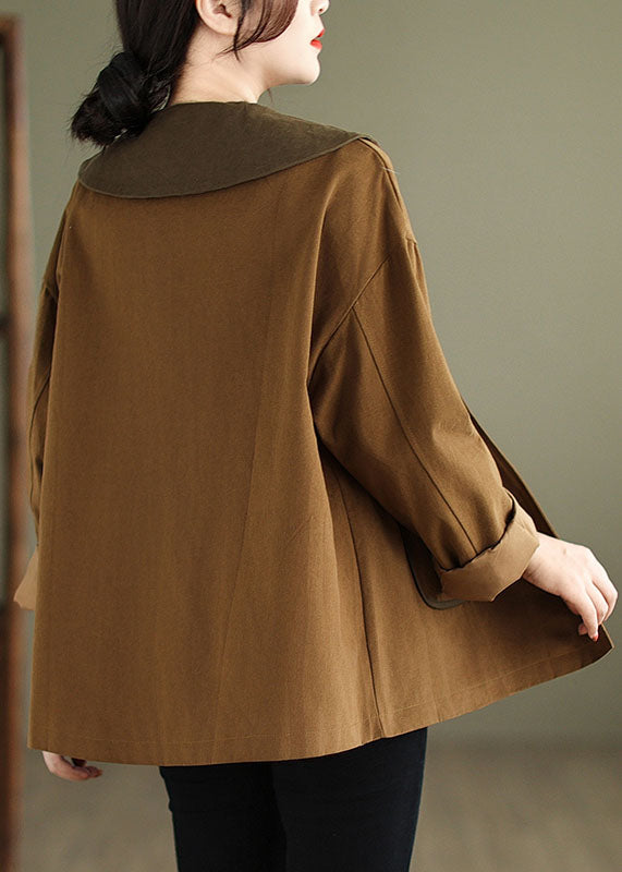 WW | Caramel Pocket Patchwork Coats