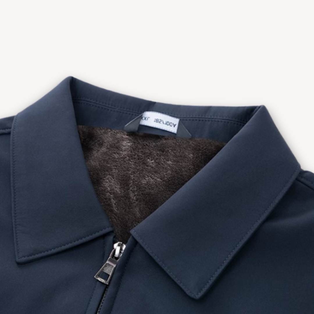WW | Herren-Winterjacke aus Wollmischung - Pelzgefütterte, warme Oberbekleidung