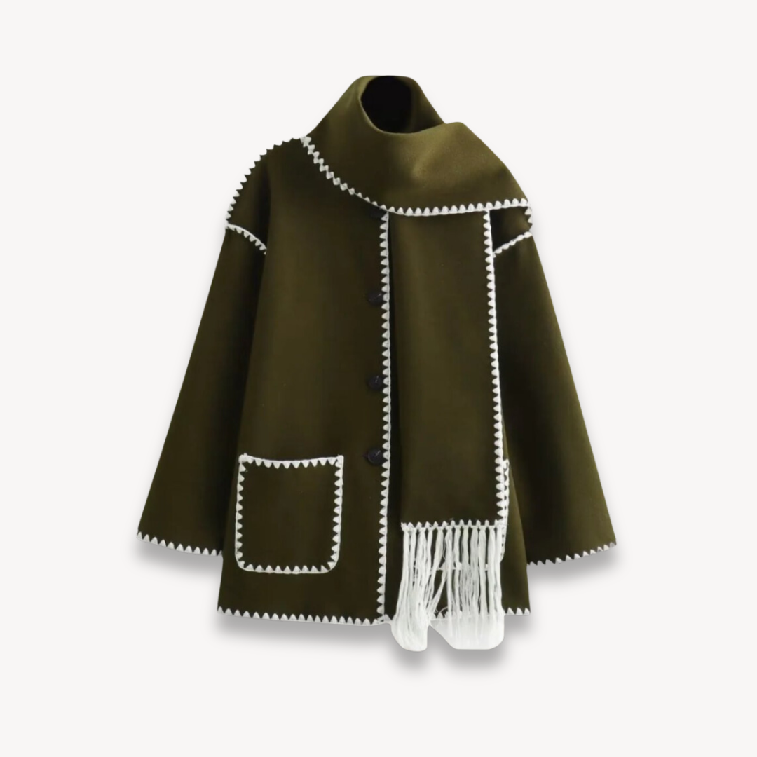 WW | Winterjacke mit Schal für Damen