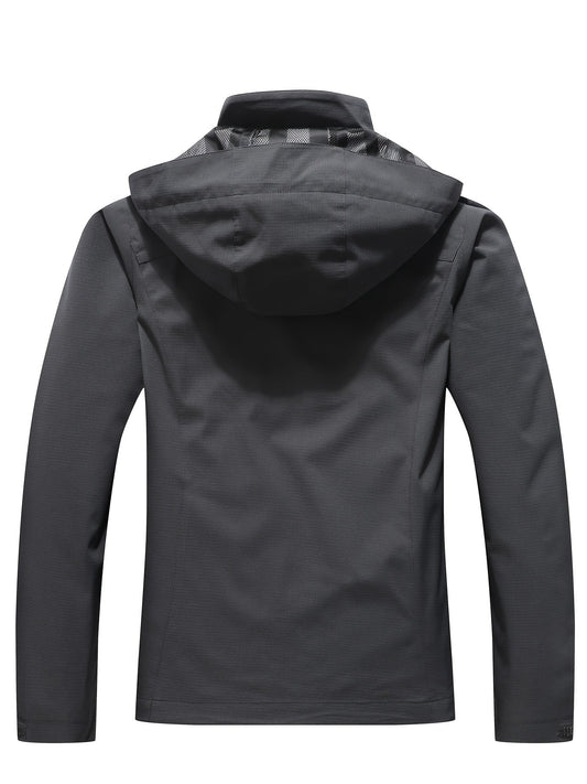 WW | Wasserfester Windbreaker mit Kapuze - Für Frühling, Herbst & Freizeit