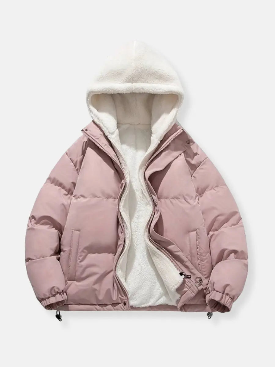 WW | Comfortable and elegant quilted jacket with hood