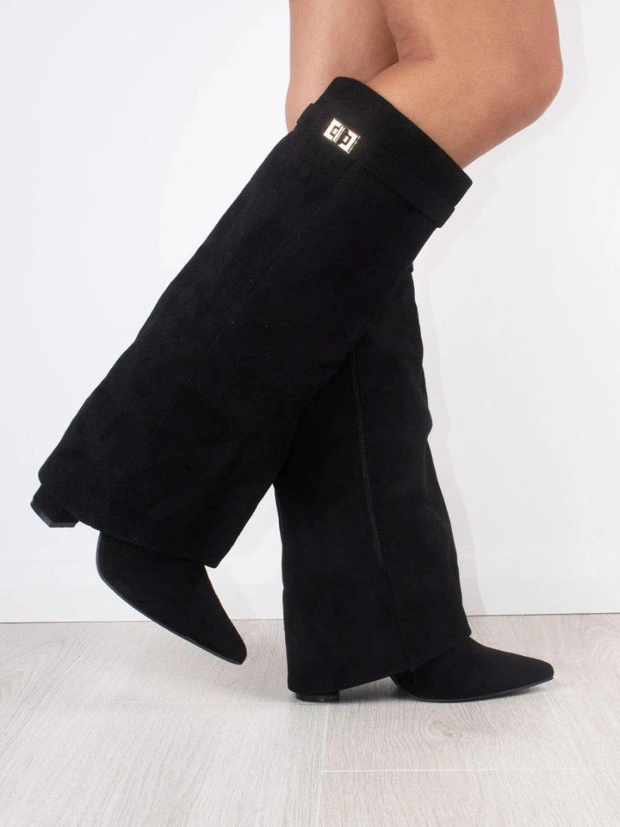 WW | Stylische Damenkniehohe Stiefel - Elegant, Modern und Bequem