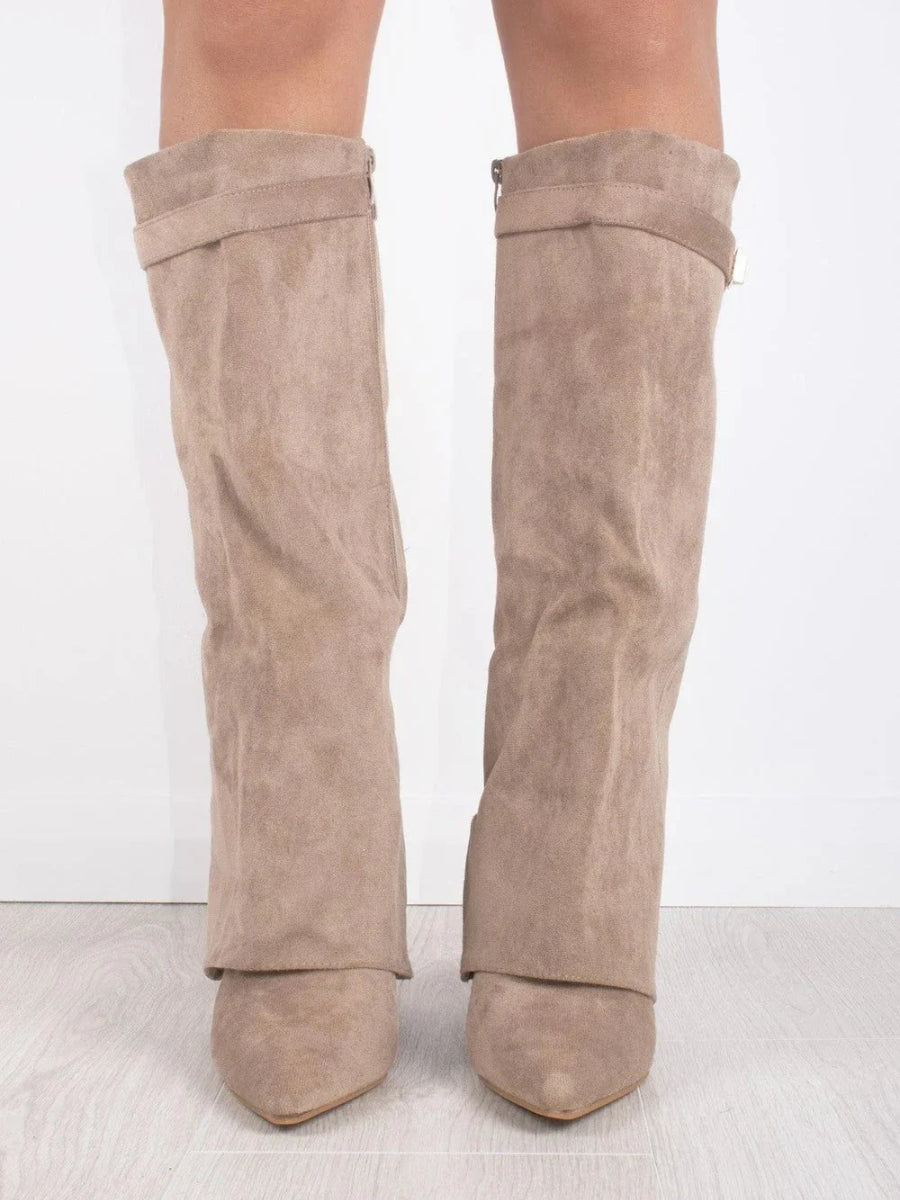WW | Stylische Damenkniehohe Stiefel - Elegant, Modern und Bequem