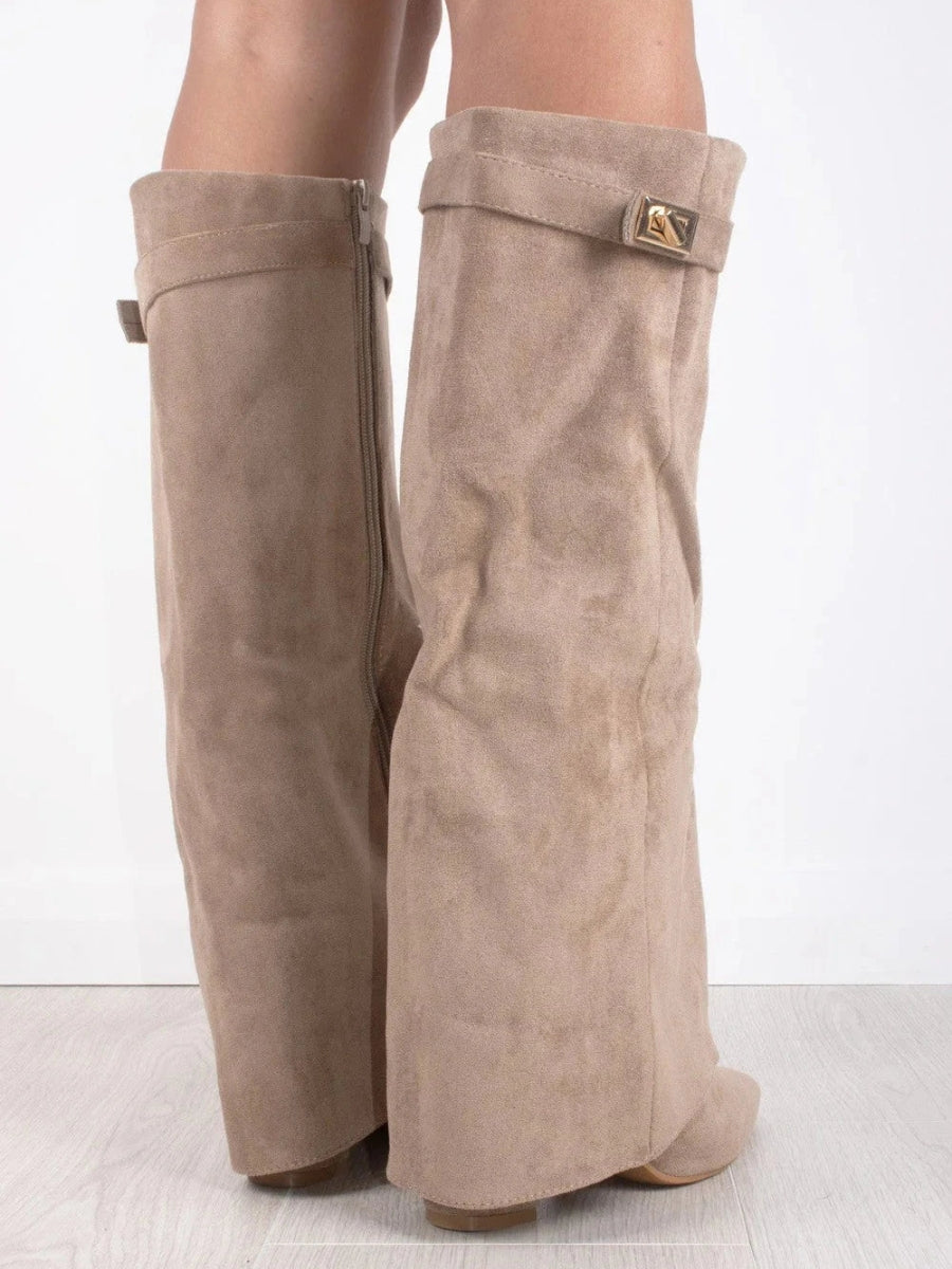 WW | Stylische Damenkniehohe Stiefel - Elegant, Modern und Bequem
