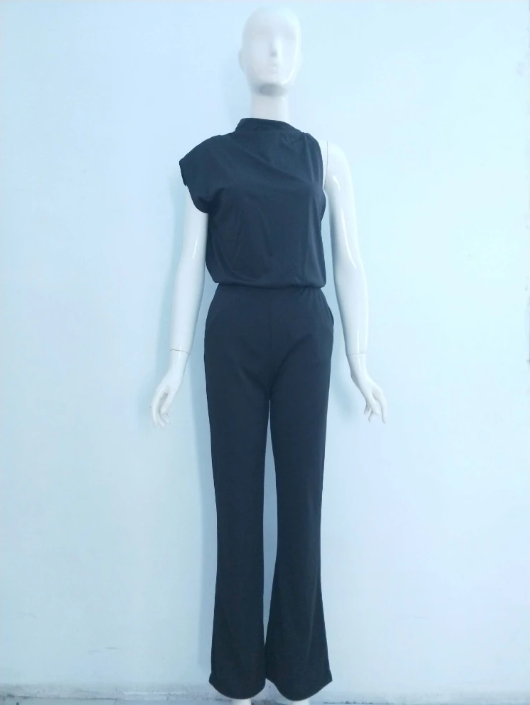 WW | One Shoulder Jumpsuit Mit Weiten Beinen
