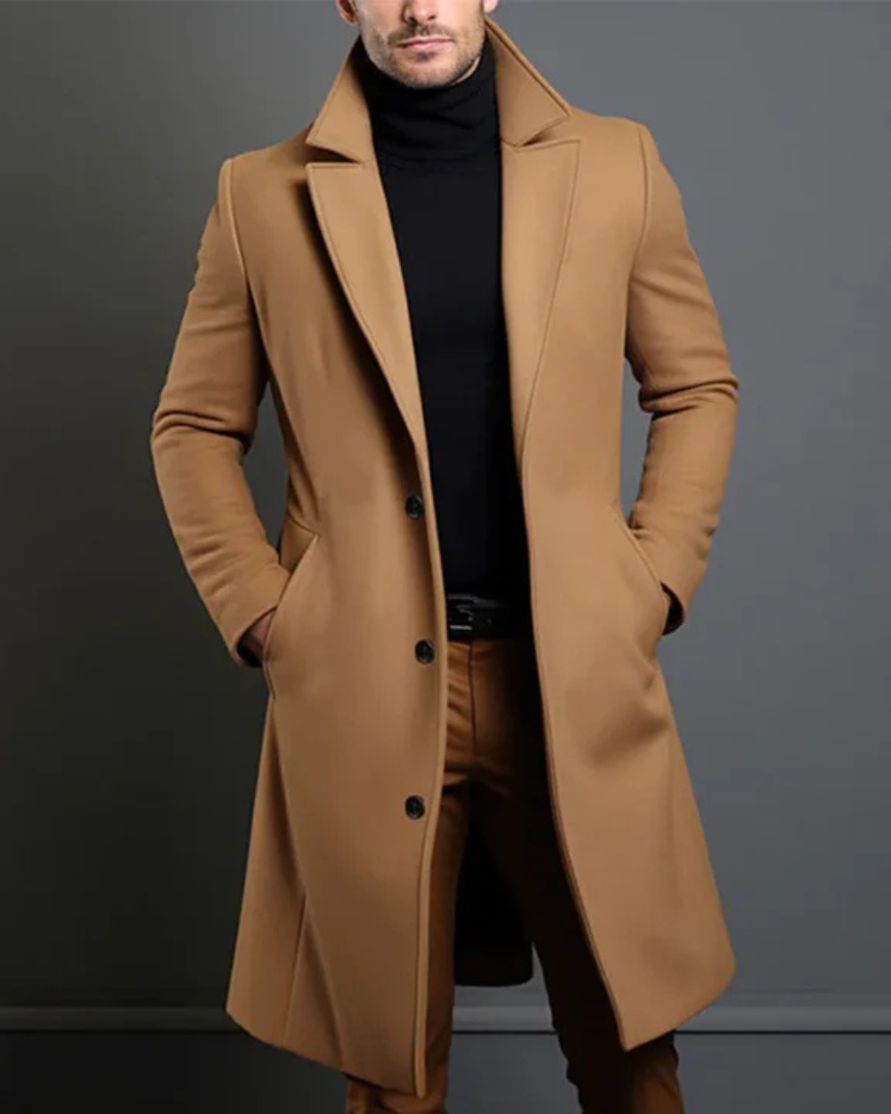 WW | Trenchcoat Mit Luxuriösem Finish Für Herren