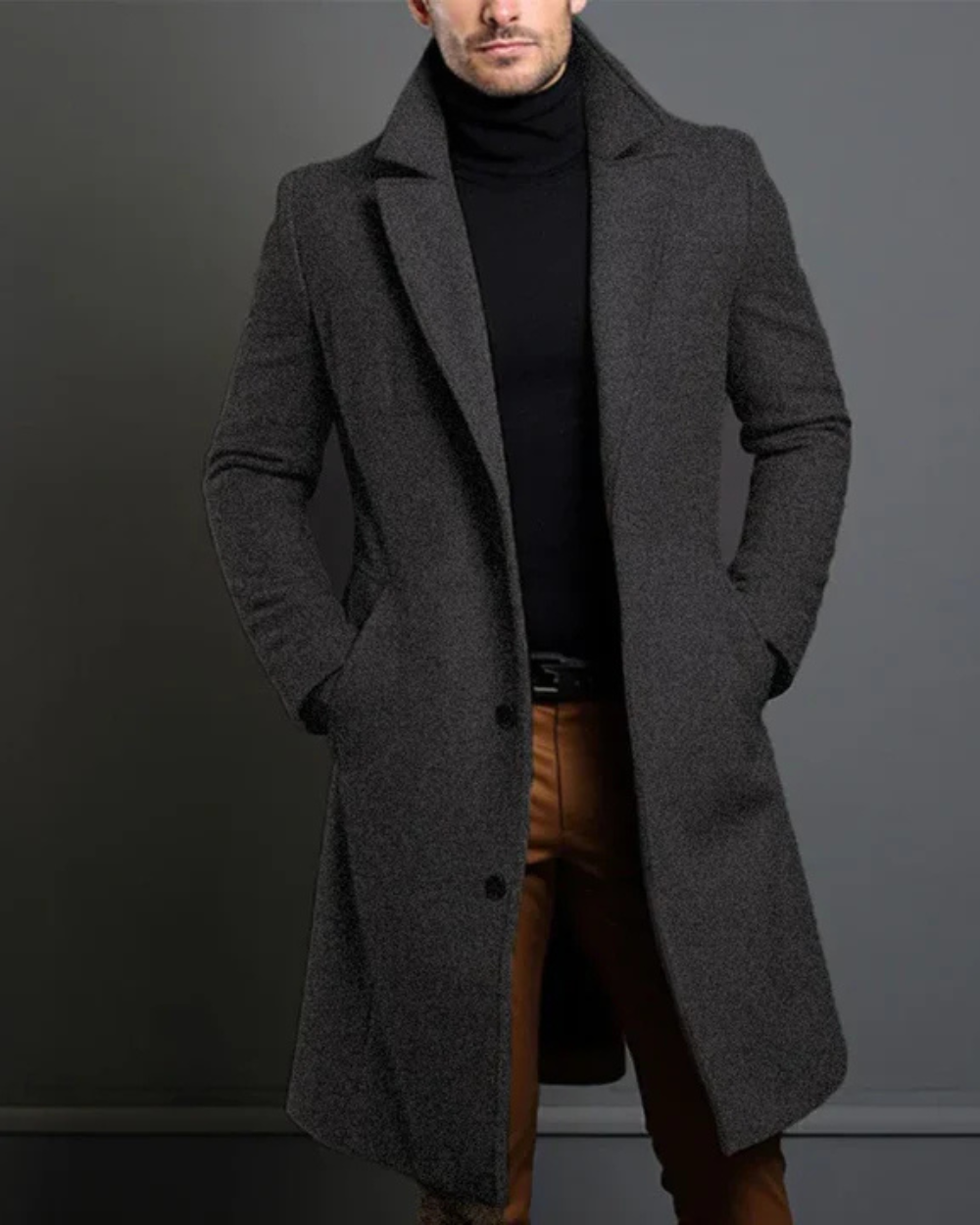 WW | Trenchcoat Mit Luxuriösem Finish Für Herren
