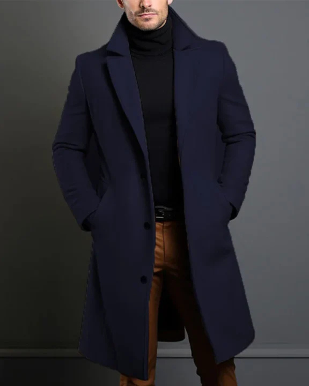 WW | Trenchcoat Mit Luxuriösem Finish Für Herren