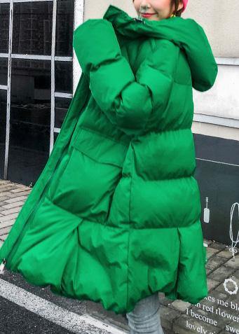 WW | Plus Size Hooded Snow Jackets Green Winter Women's Parka