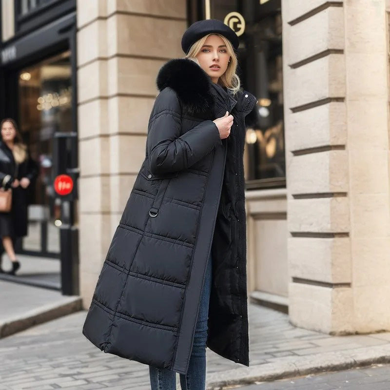WW | Luxuriöser Kunstpelz-Wintermantel für Damen