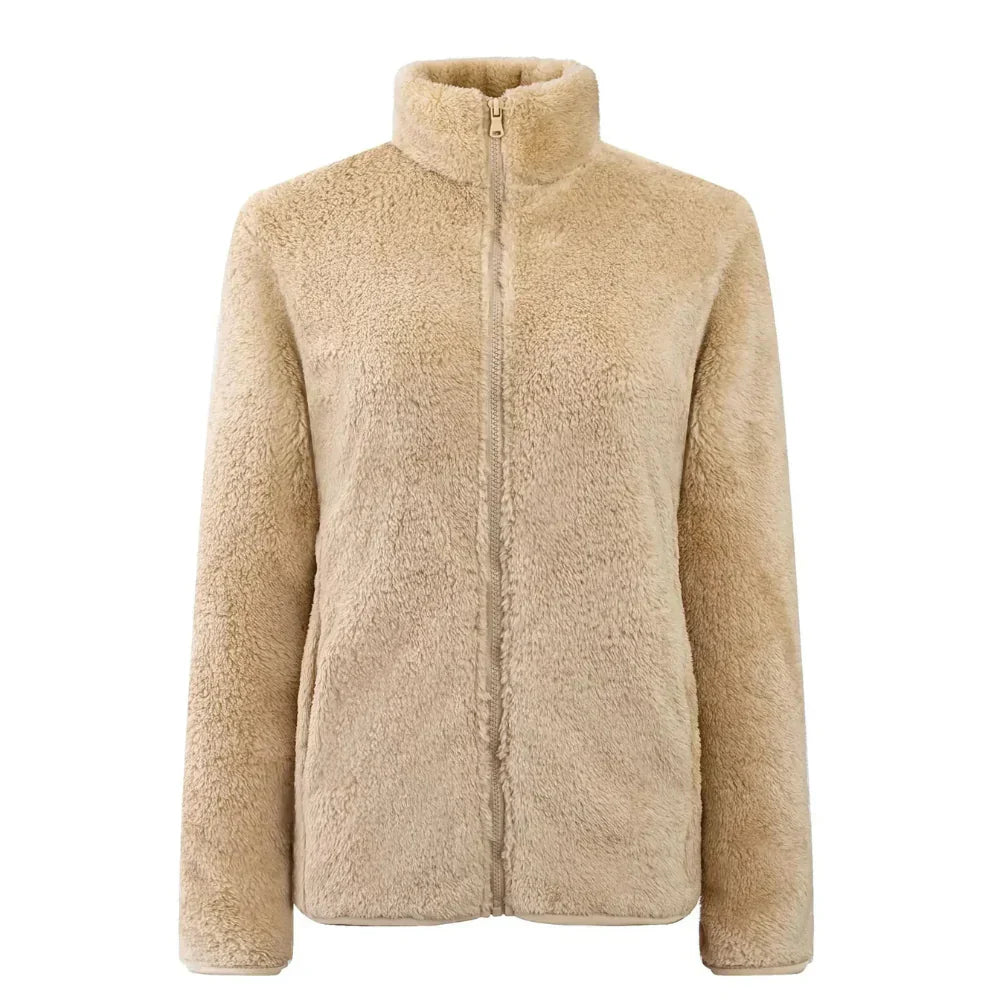 WW | Fleece jacket with zipper and comfortable fit