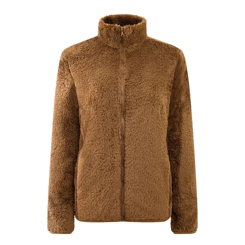 WW | Fleece jacket with zipper and comfortable fit