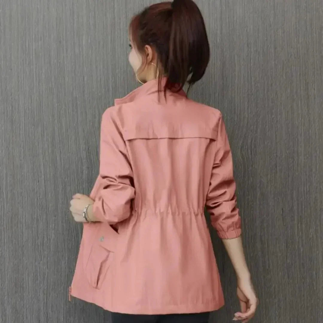 WW | Emma Women's Elegant Beige Winter Trench Coat