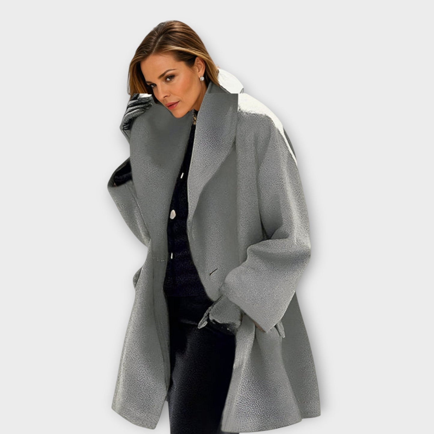 WW | windproof wool coat for women