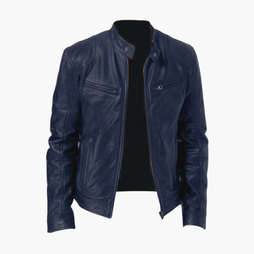 WW | Biker Kunstlederjacke - Klassischer Stil für Alltag & Freizeit