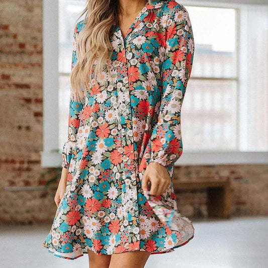 WW | Floral Shirt Dress