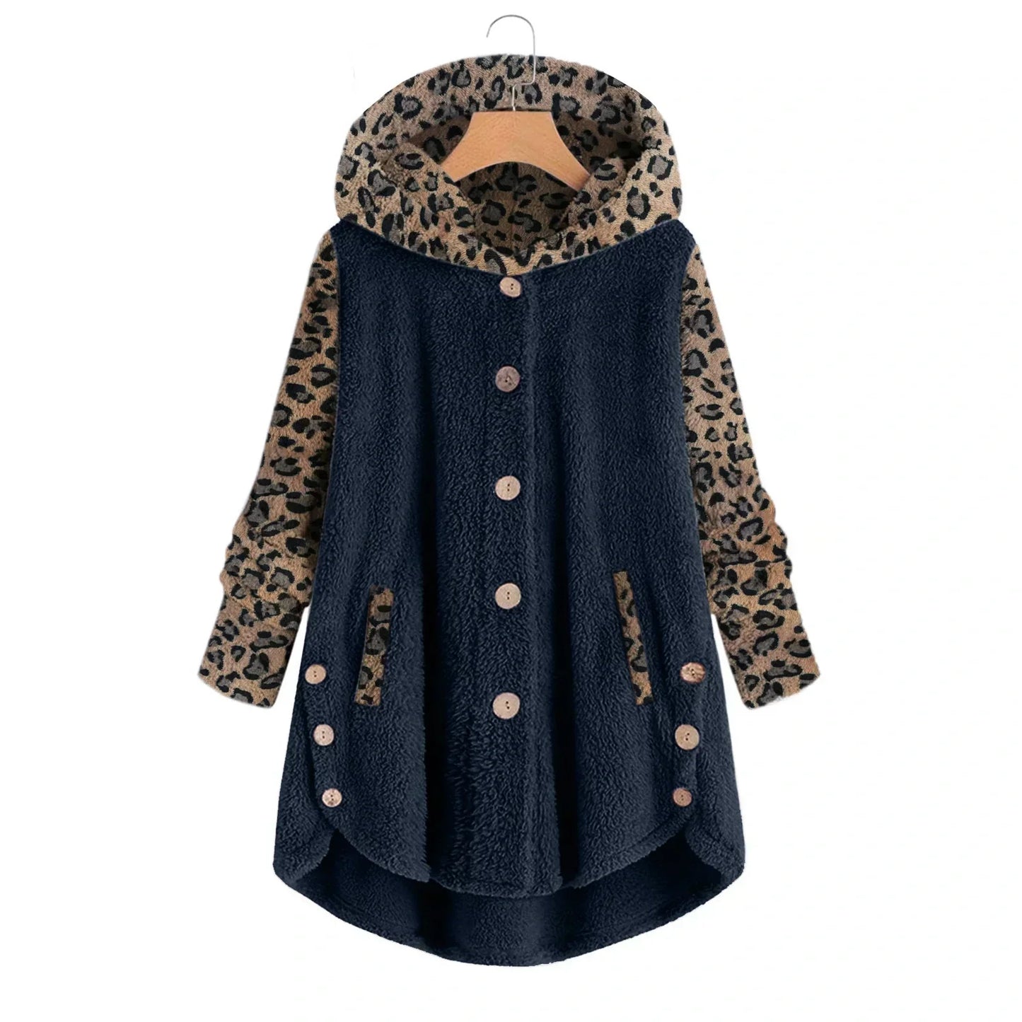 WW | Leoparden-Patchwork-Jacke