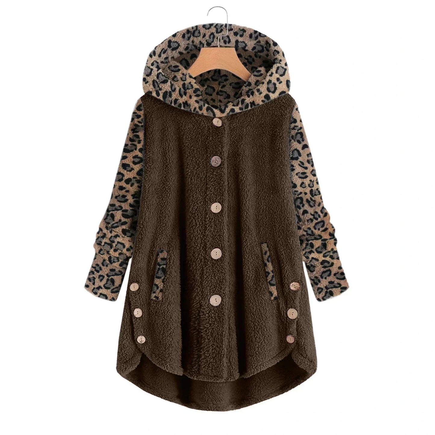 WW | Leoparden-Patchwork-Jacke