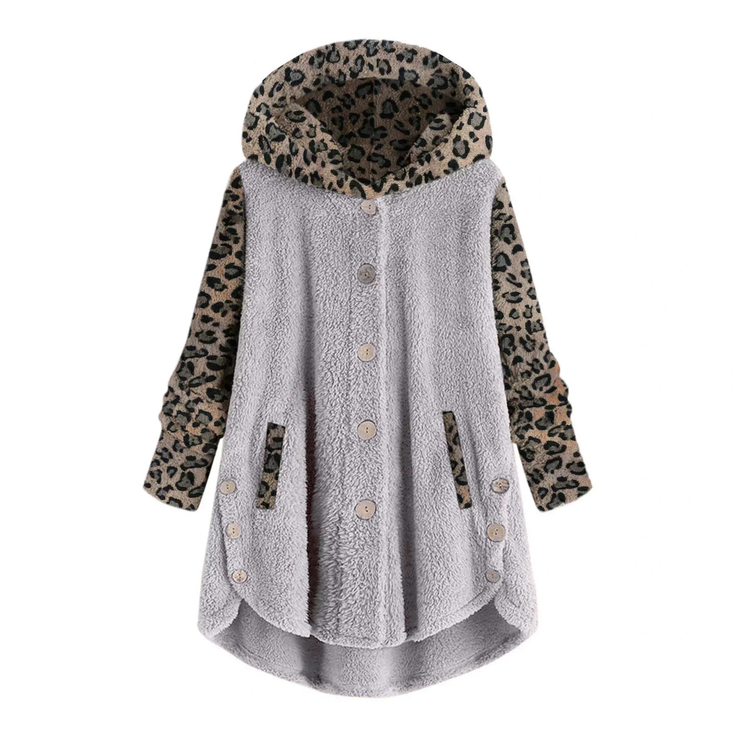 WW | Leoparden-Patchwork-Jacke