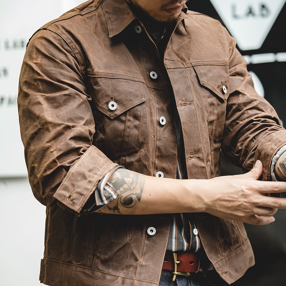 WW | Kurz Gefütterte Tin Cloth Cruiser Jacke