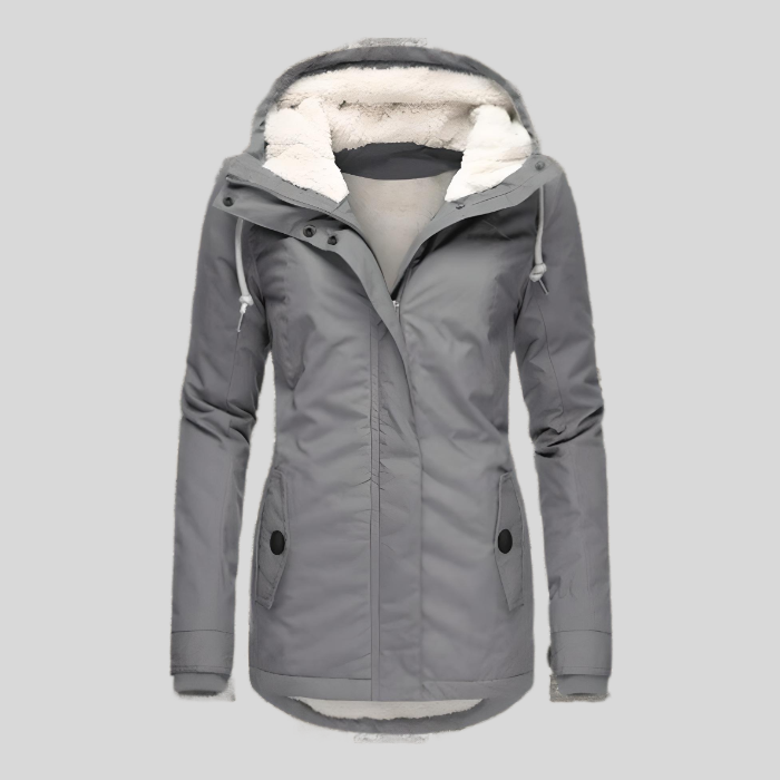 WW | Stylische Winterjacke – Mit Kapuze & Kuscheligem Kunstfell