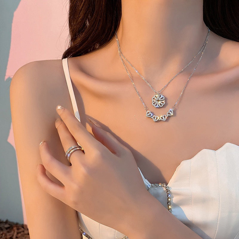 WW | Clover Heart Necklace