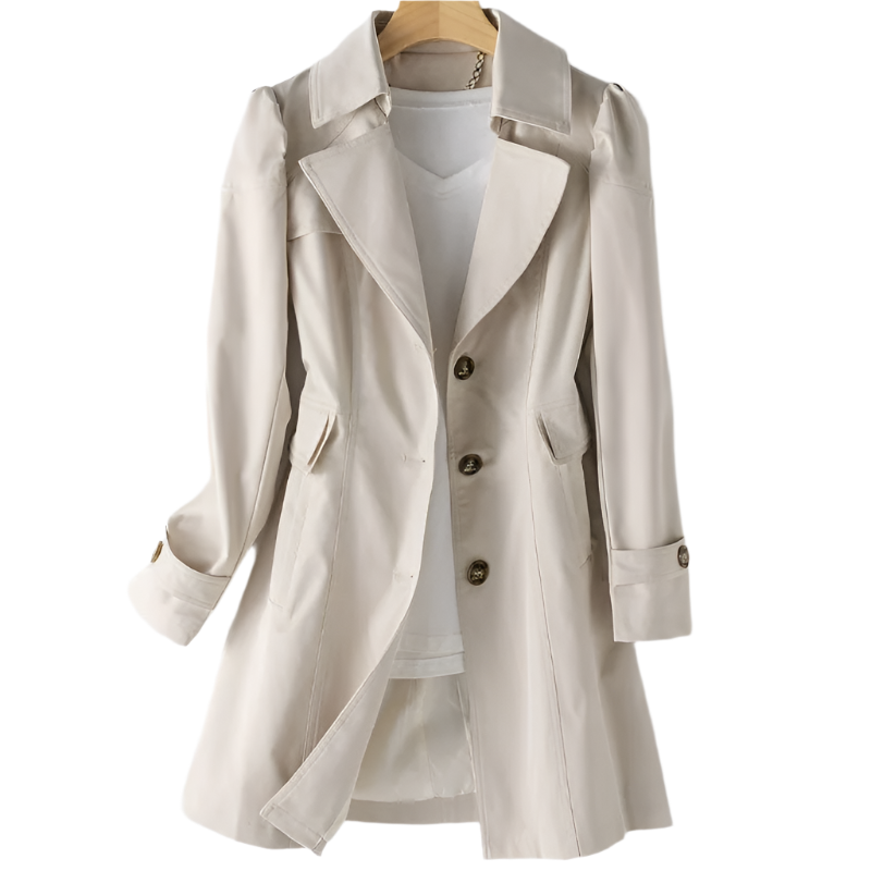 WW | Trench Coat - Tailored Silhouette - Lightweight Fabric - Transitional Outerwear