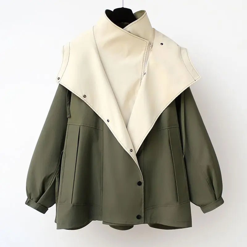 WW | Tone Kontrastjacke - Leichter Stoff - Lässige Passform - Moderner Freizeitstil