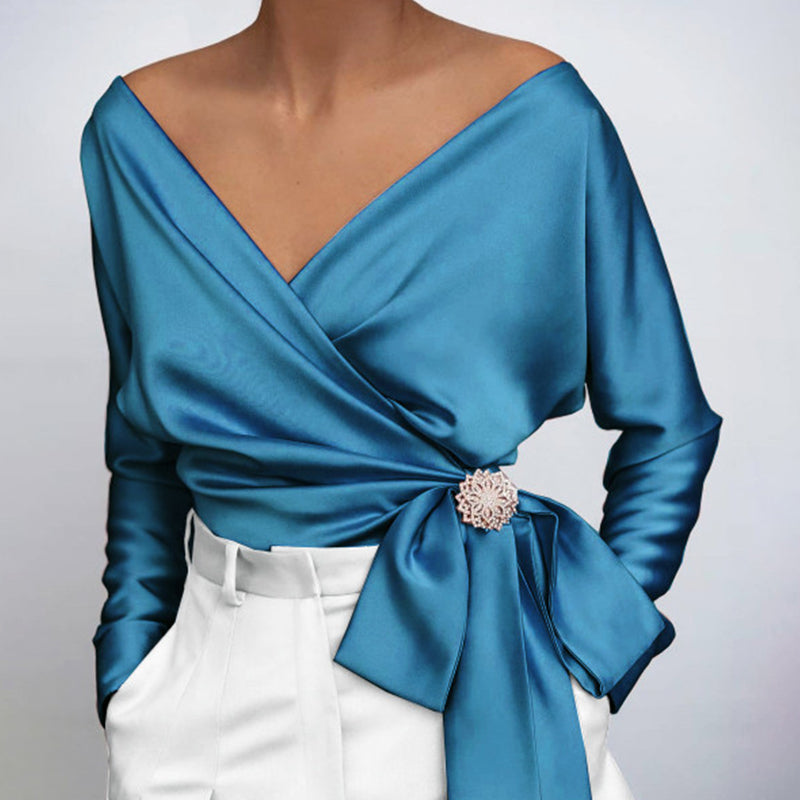WW | An Elegant Pure Silk Blouse