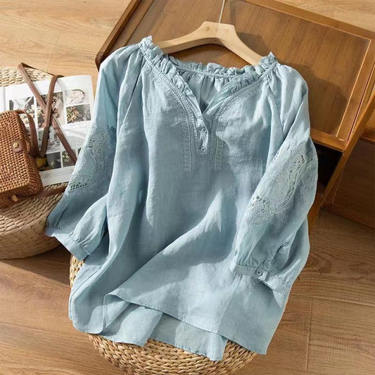 Talitha™ | Casual Linen Blouse