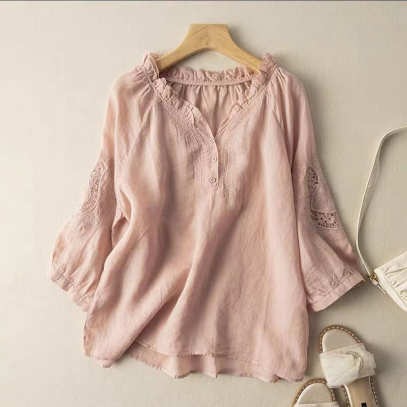 Talitha™ | Casual Linen Blouse