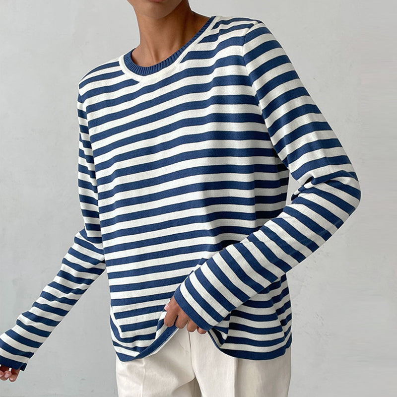 Elegant striped T-shirt - Summery - Lightweight fabric