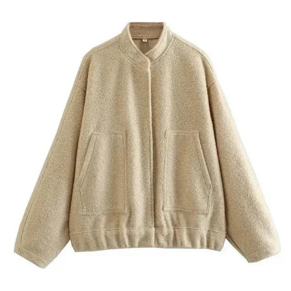 WW | Comfortable and Trendy Oversize Bomber Jacket