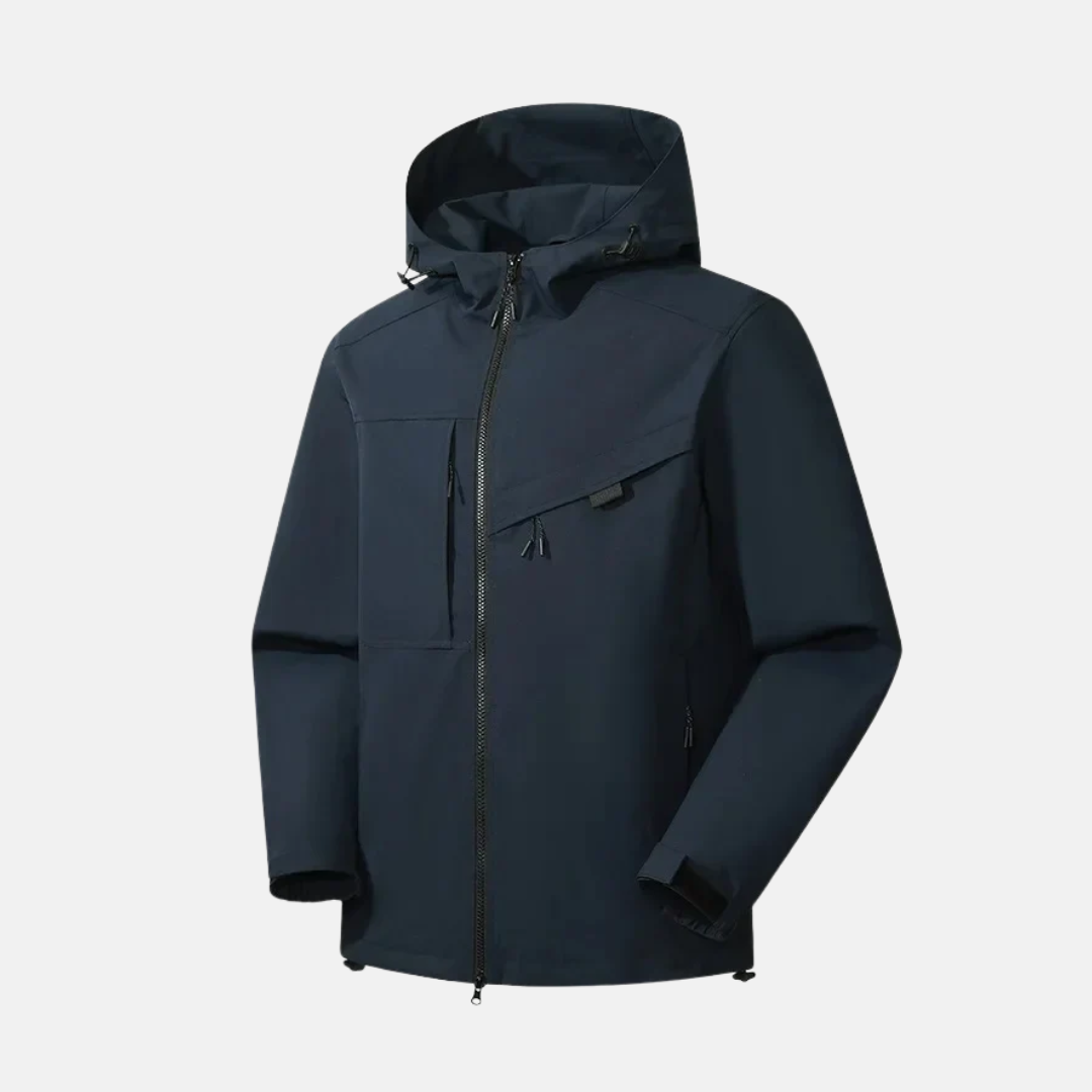 WW | Weather Resistant Relaxed Fit Hood Zipper and Multiple Zipper Pockets