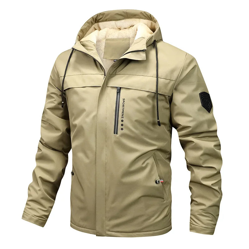 WW | Sporty Fleece Quilted Jacket with Hood