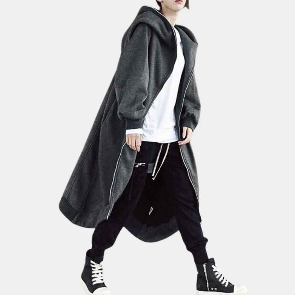 WW | Women's Long Hooded Zip-Up Jacket