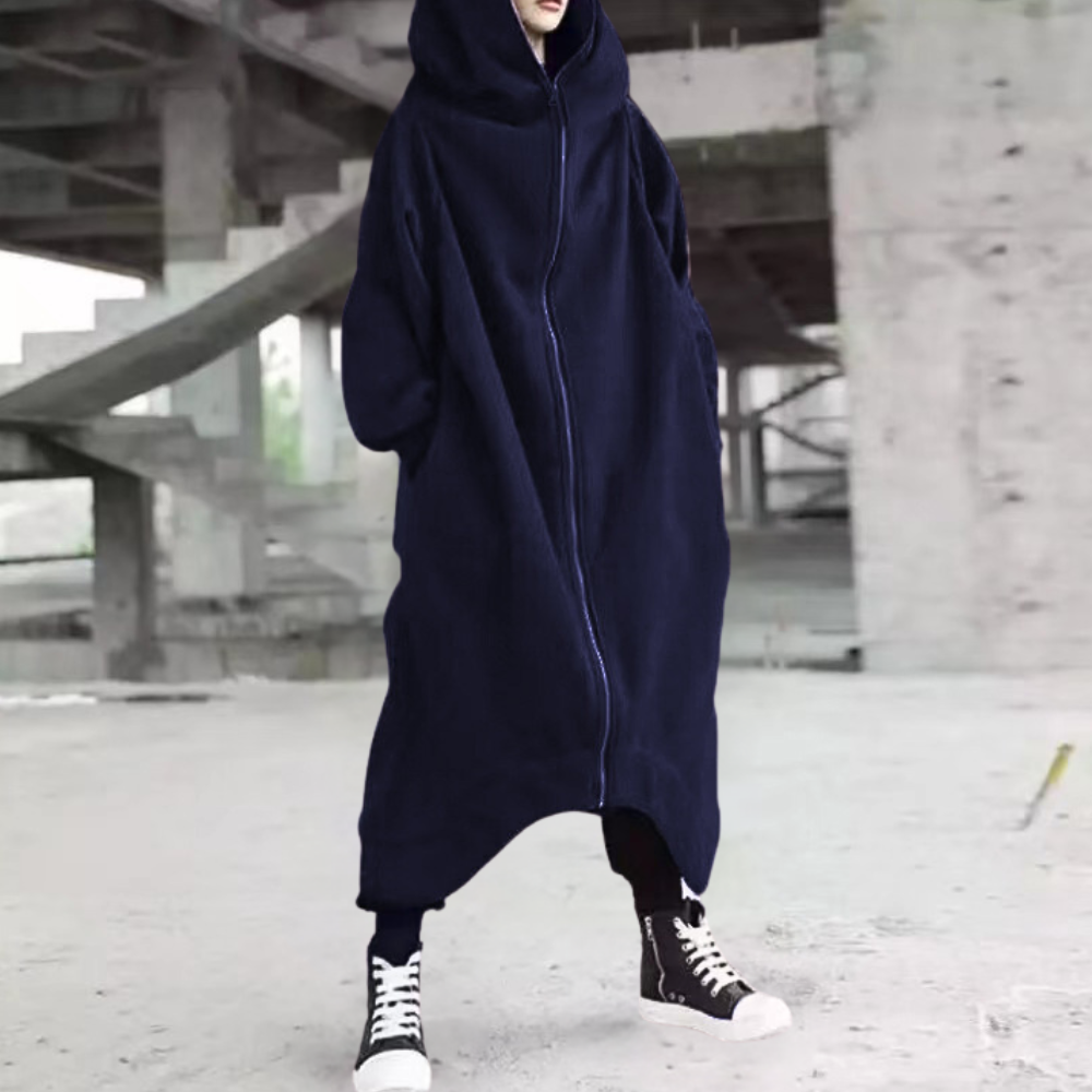 WW | Women's Long Hooded Zip-Up Jacket