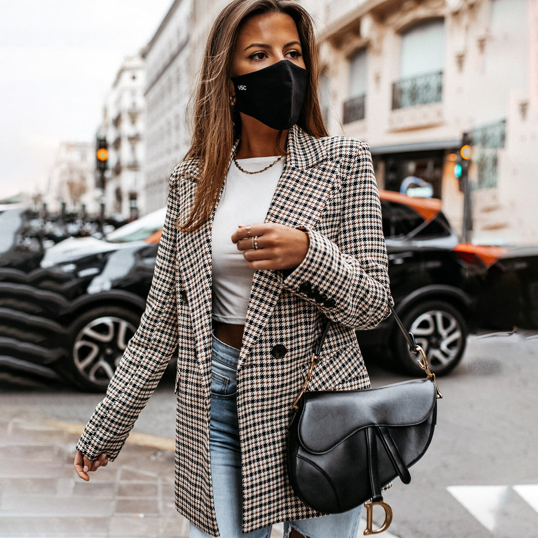 WW | Karo-Blazer mit Doppelreiher - Oversized Look für Herbst & Streetstyle