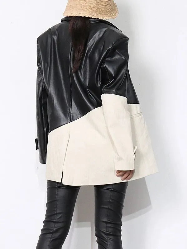 WW | PU Leather Jacket Elegant & Functional
