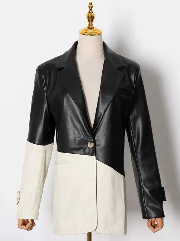 WW | PU Leather Jacket Elegant & Functional