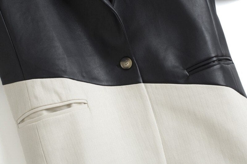 WW | PU Leather Jacket Elegant & Functional