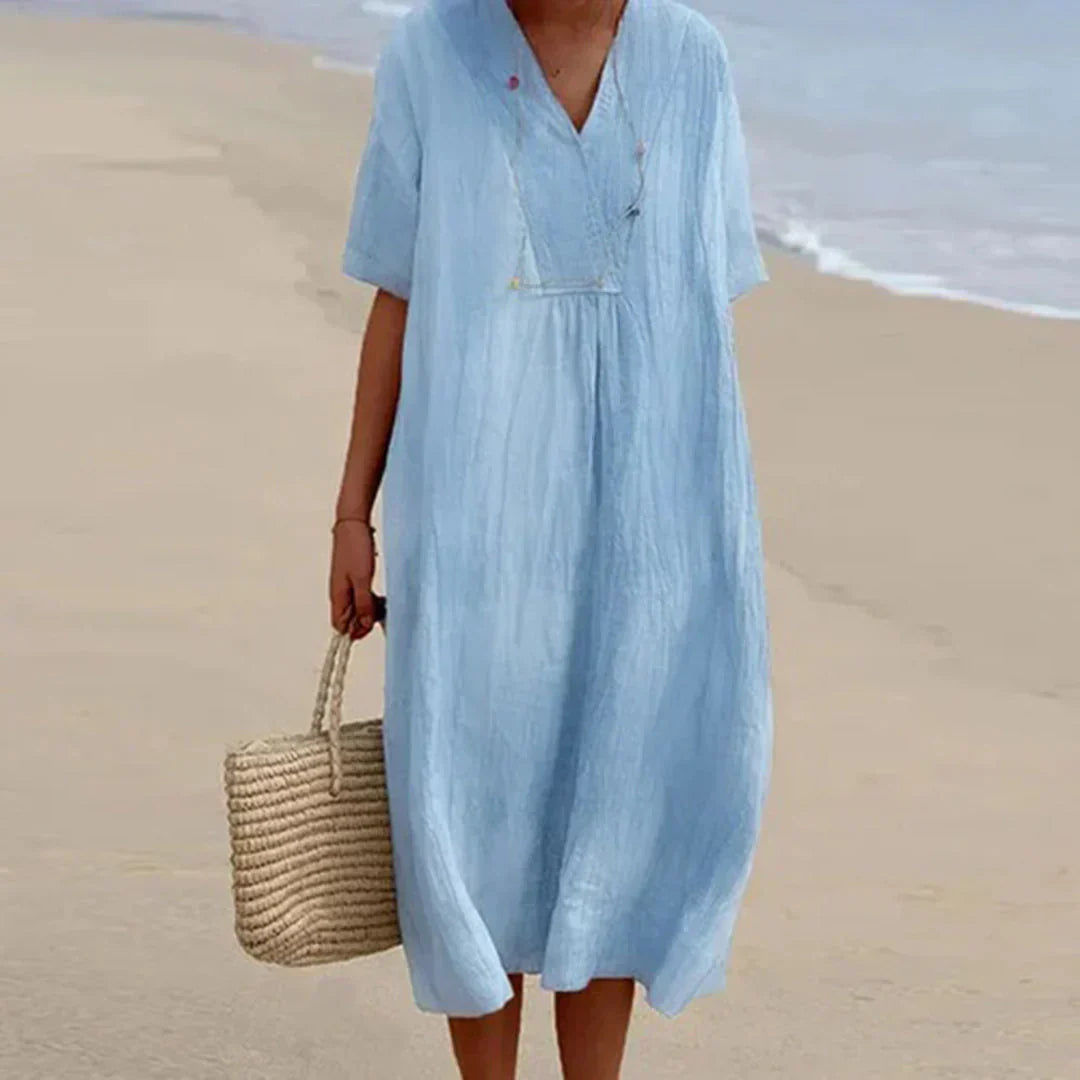 WW | Casual Cotton Linen Dress