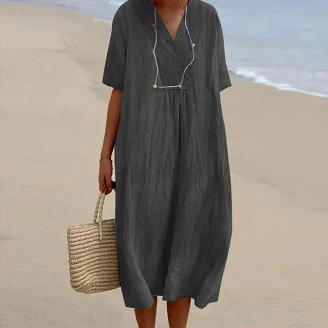 WW | Casual Cotton Linen Dress