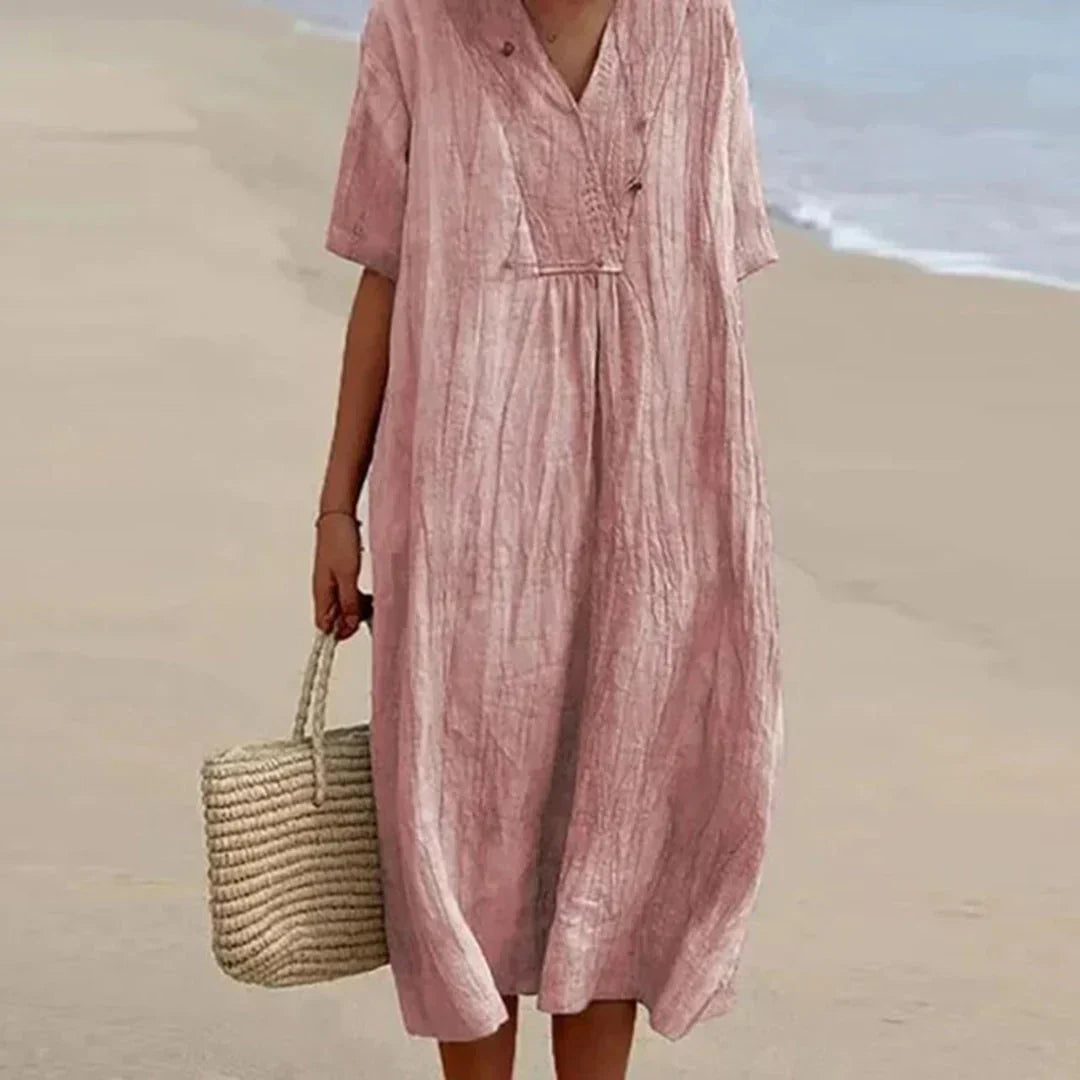 WW | Casual Cotton Linen Dress