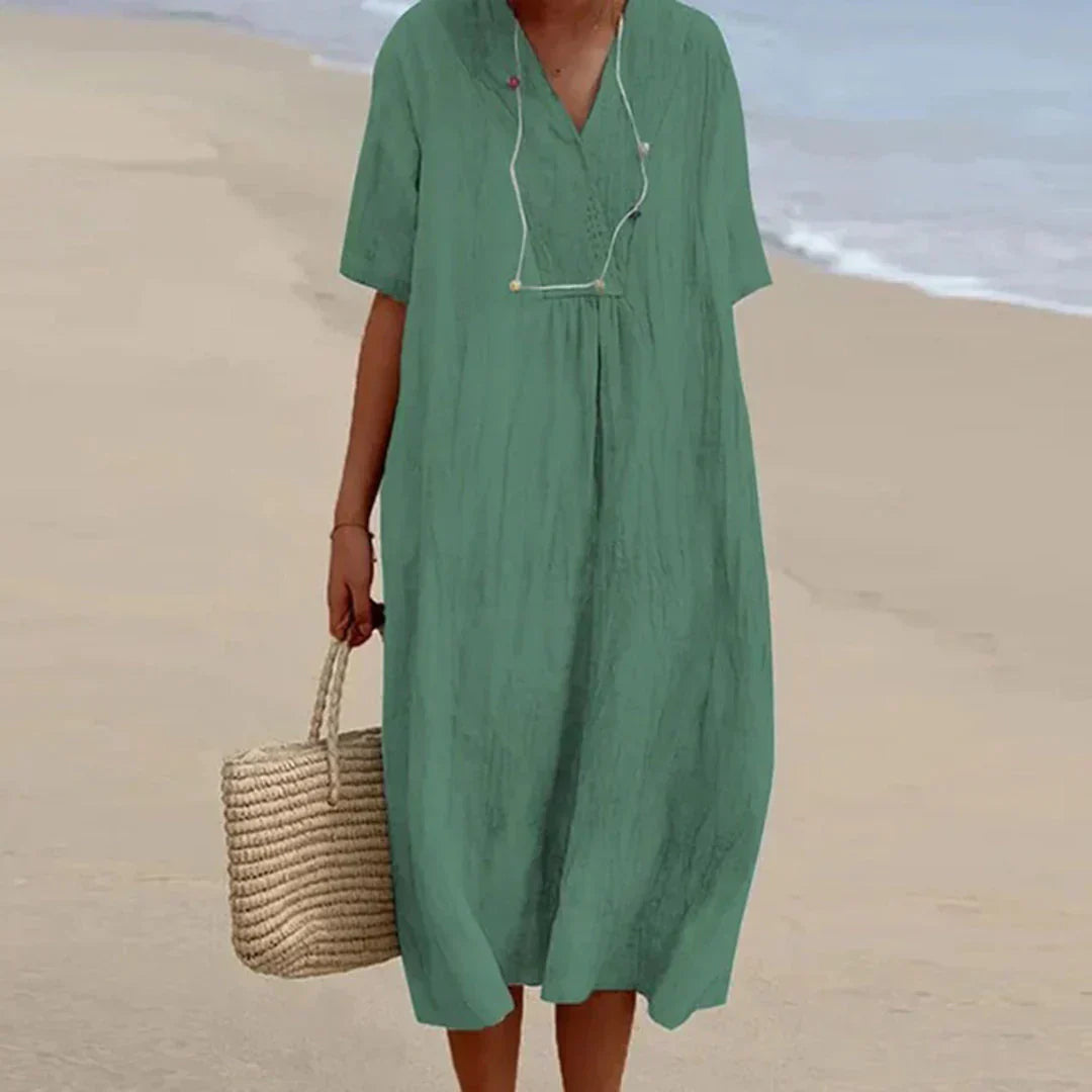 WW | Casual Cotton Linen Dress